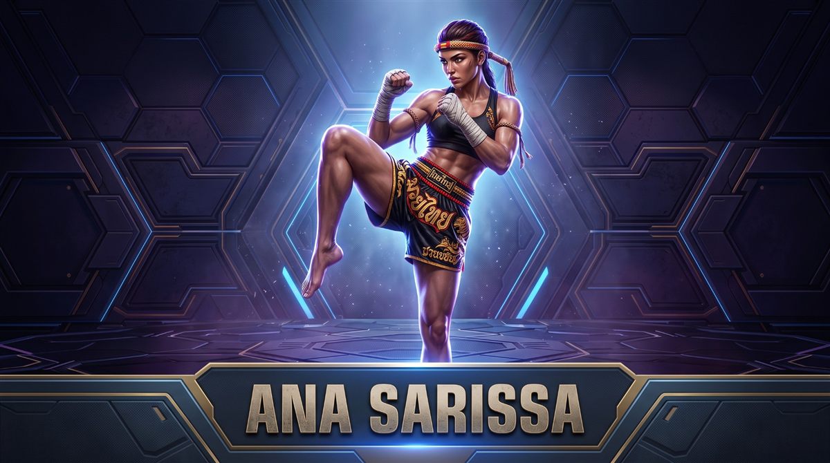 Ana Sarissa, treinadora de Muay Thai do Victrox